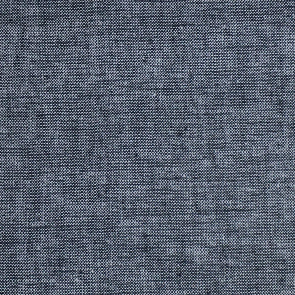 Leinen Baumwolle Mix zweifarbig gewebt schwarz braun